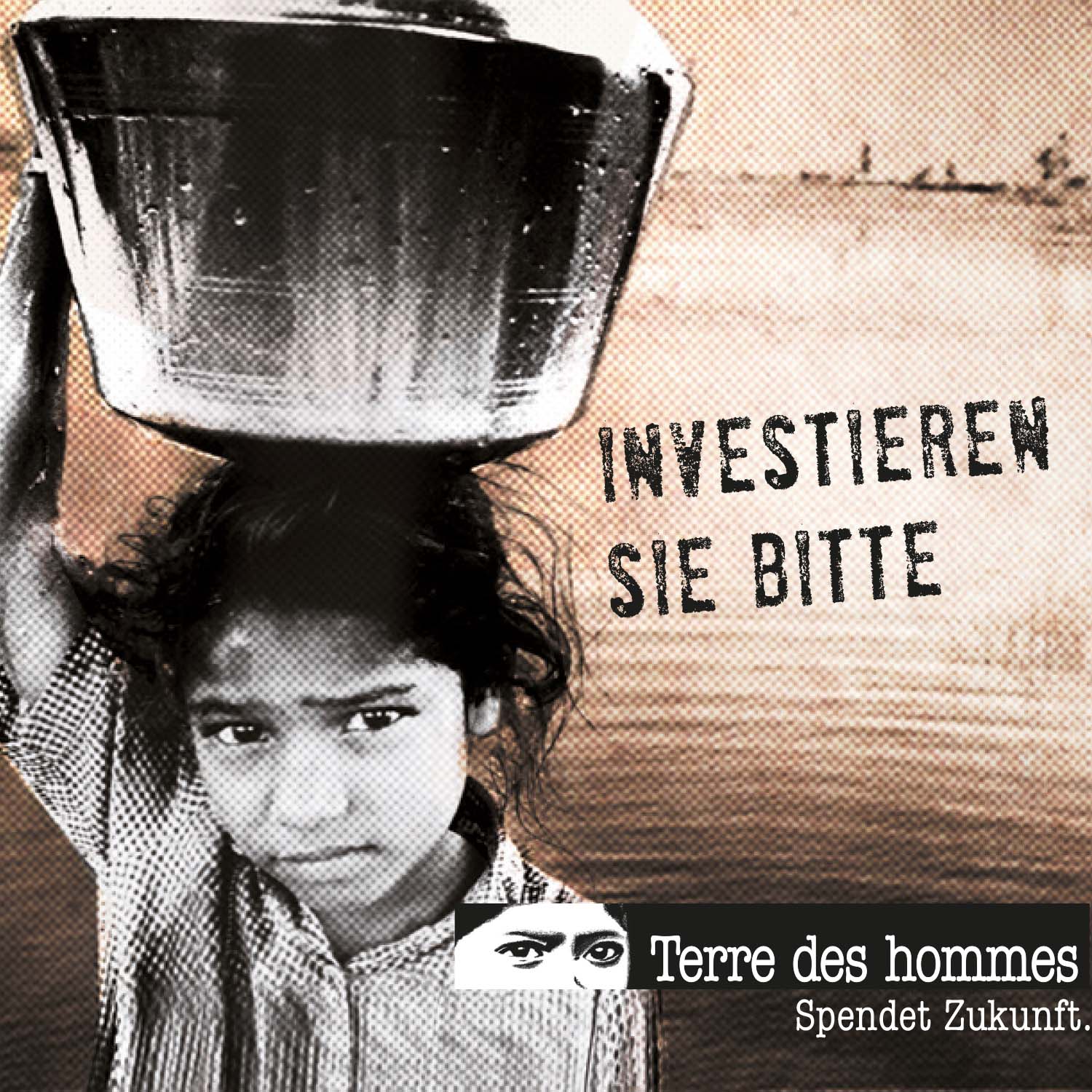 Terre des hommes Investorkampagne Kachel